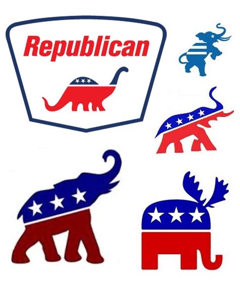 Political Animal The Ever Evolving Republican Elephant Logo Weburbanist