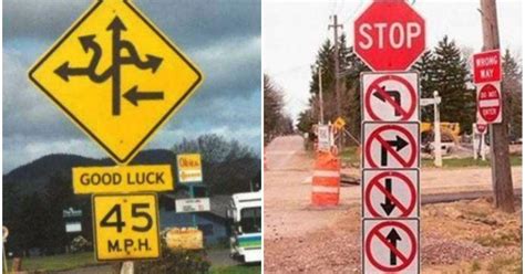 The 20 Most Confusing Road Signs Ever