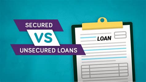 Secured Vs Unsecured Loans Youtube