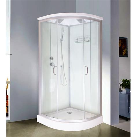 Royal Home Showers 32 W X 86 H Round Sliding Shower Enclosure With