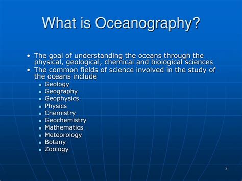 Ppt Geos 115 Introduction To Oceanography Powerpoint Presentation