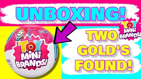 Unboxing Toy Mini Brands Series 2 Two Super Rare Found Zuru 5