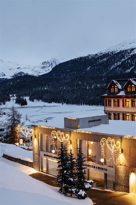 Corviglia is a few minutes' drive from the we tried some restaurants, including cafe hanselmann which boasted a delicious cuisine. Hauser & Wirth Inaugurates Outpost in St. Moritz - Galerie
