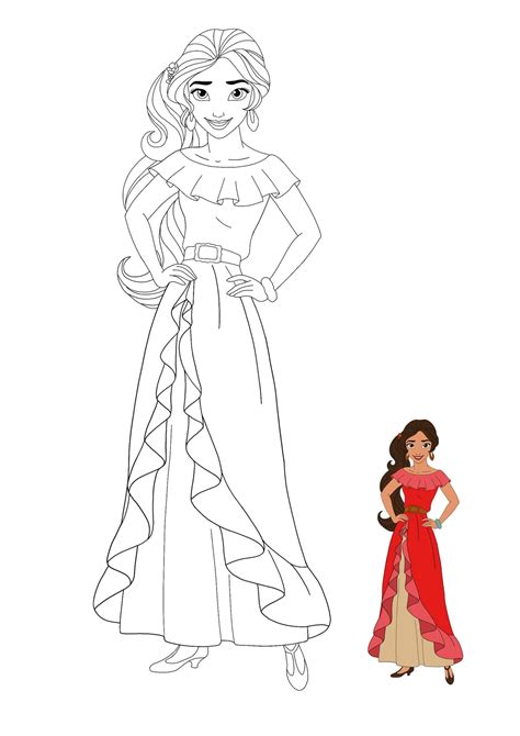 Disney Princess Elena Coloring Pages 2 Free Coloring Sheets 2021