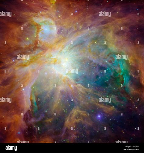 Orion Nebula Trapezium Cluster Stock Photo Alamy