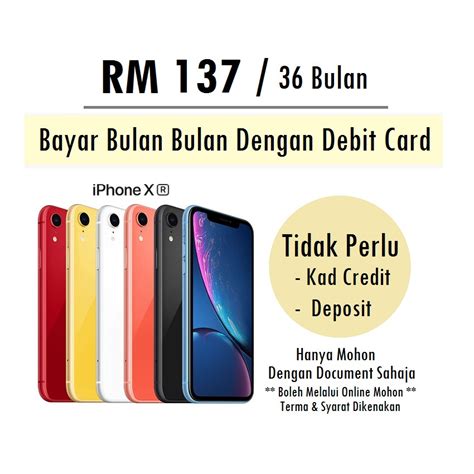 Aplikasi pembayaran dan pembelian online praktis dalam satu aplikasi. Ansuran IPhone XR Original Malaysia Set | Shopee Malaysia