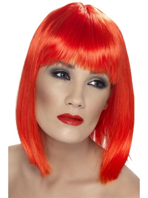 Red Glam Wig Non Stop Party Shop