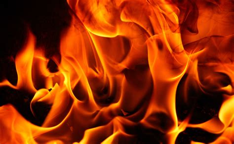 Fire Texture Red Hot Burn Blazing Fiery Element Power Wallpaper Texture X