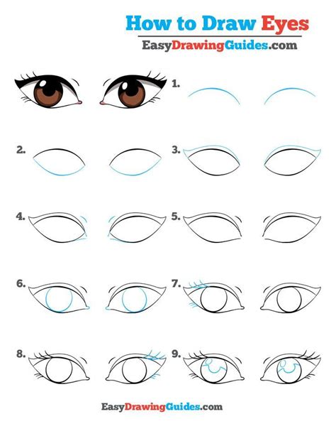 How To Draw Eyes Really Easy Drawing Tutorial Drawing Tutorial Easy Drawing For Beginners