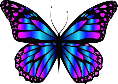 Download Blue And Purple Butterfly Png Clipar Image Blue