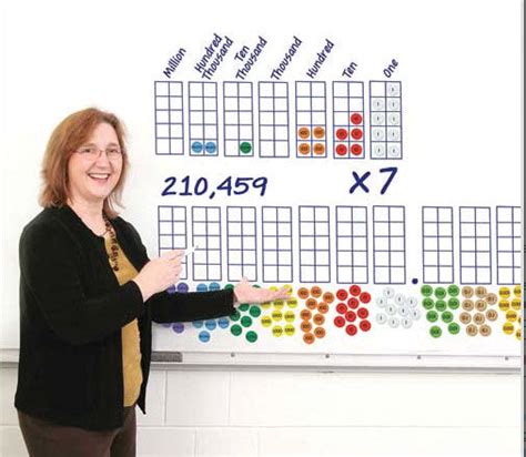 Jumbo Magnetic Place Value Discs 7 Value Decimals To Whole Numbers Set