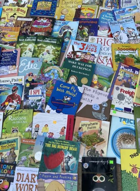 Assorted Childrens Book Huge Lot Of 50 Hardcover And Softcover 6210