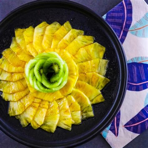 Nouvelle consécration en 2013, dans top chef : Carpaccio de fruits pomme-chaï - dessert léger - la cerise ...