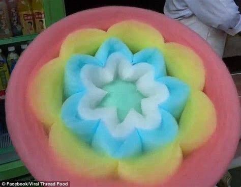 Giant Multicoloured Cotton Candy Flowers Making An Impact Online