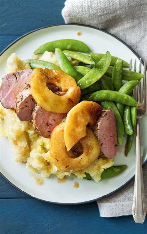 Sprinkle the remaining spice mixture over the pork loin and rub it in well, covering all sides. Roasted Pork Tenderloin with Potato Cauliflower Mash and ...