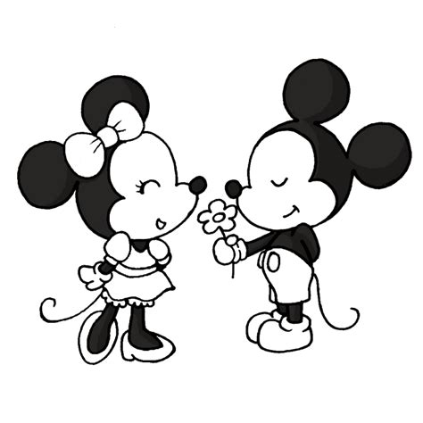 Minnie Y Mickey Mouse Caminando Para Colorear Imprimir E Dibujar Porn Sex Picture