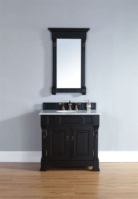 Finding a bathroom vanity that is the perfect size and style is much easier than you think. 36 Inch Single Sink Bathroom Vanity in Antique Black ...