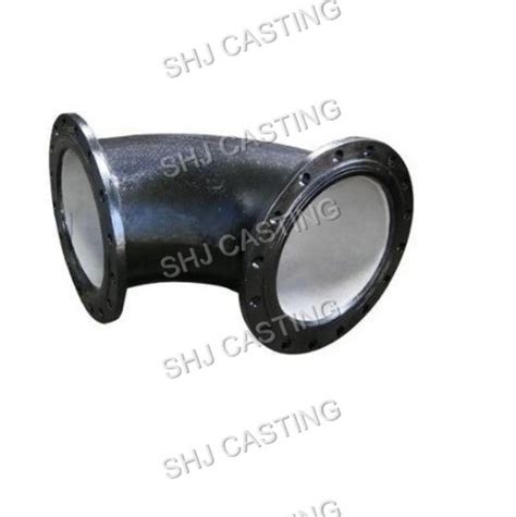 Ductile Iron Black Bitumen Flanged Elbow Bend China Pipe Fittings And