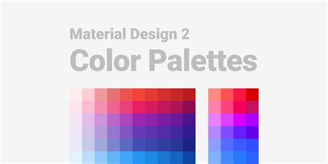 Material Design 2 Color Palettes Figma