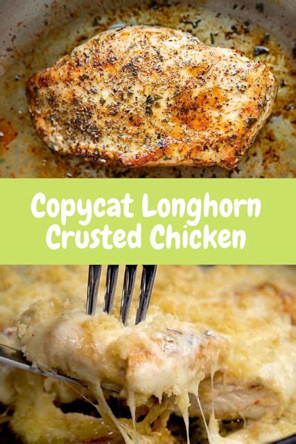 Y'all they closed the longhorn steakhouse nearest to me and i'm devastated! Copycat Longhorn Parmesan Crusted Chicken #Copycat# ...