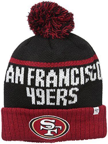 Nfl San Francisco 49ers 47 Linesman Cuff Knit Beanie With Pom One Size