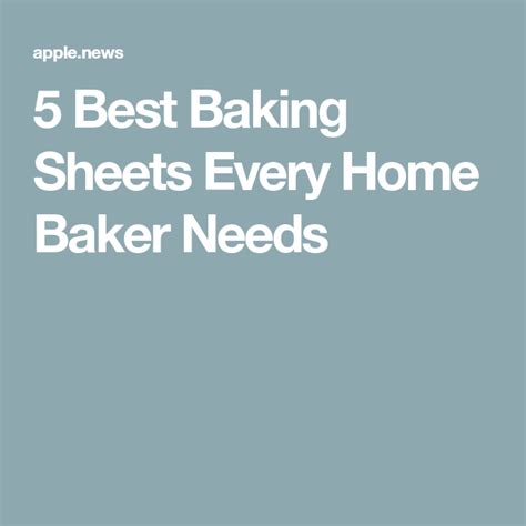 baking apple housekeeping sheets baker needs every