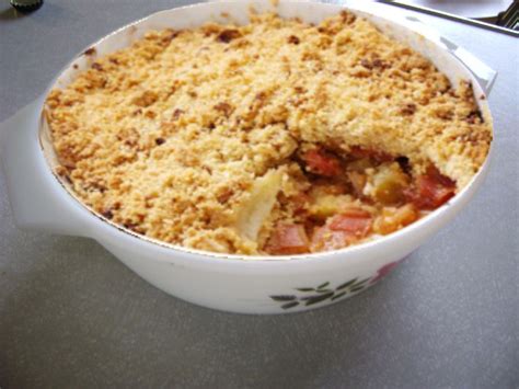 A tasty alternative 'crumble' dish - equally good with ...