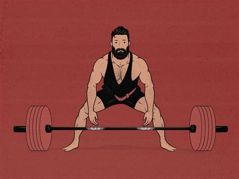 Sumo Deadlift Illustration By Outlift On Dribbble