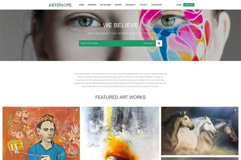 21 Best Art Gallery Websites To Explore 2023 Colorlib
