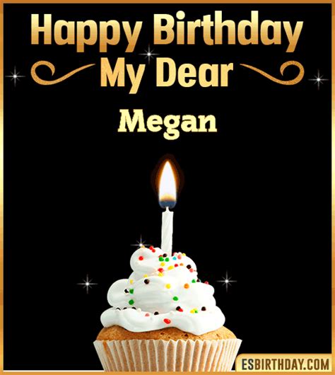 happy birthday megan 🎂 images animated wishes【28 s】
