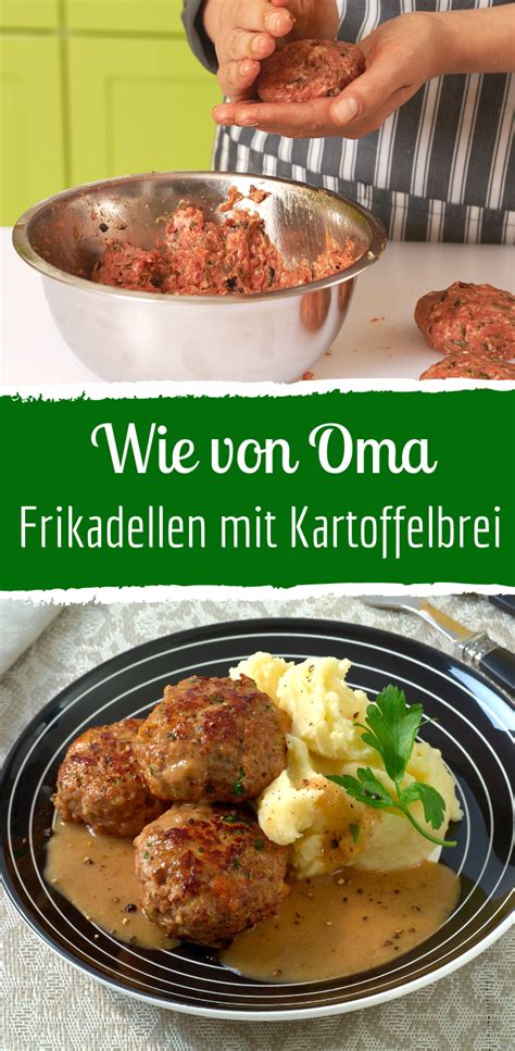 Frikadellen mit Kartoffelbrei und Soße Gutbürgerliche Küche