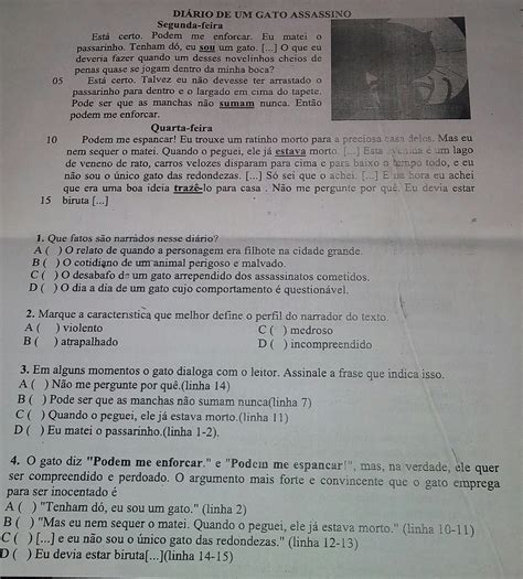 Leia O Texto Abaixo E Em Seguida Responda As Questões