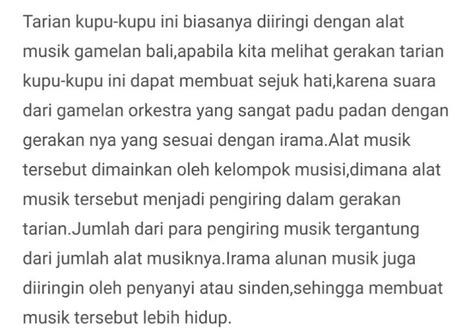 Berdasarkan jumlah pemain dan cara penyajiannya, seni. Sebutkan lagu pengiring tari kupu kupu??? Jawab ya please ...