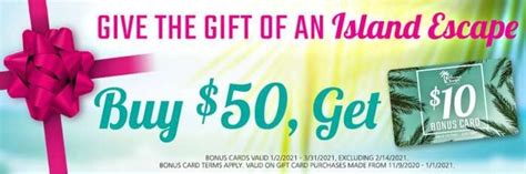 Bahama breeze gift card costco. Bahama Breeze Promotions: Get $10 Bonus w/ $50 Gift Card ...