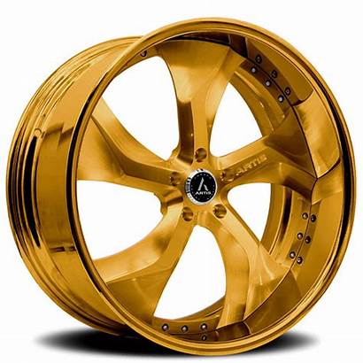 Artis Forged Wheels Rims Bully Staggered Rose