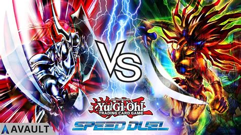 Yu Gi Oh Competitive Speed Duel Match Blade Knight Aerosol Vs Tribal
