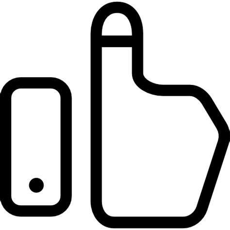Like Hands Finger Thumb Up Logo Gestures Icon