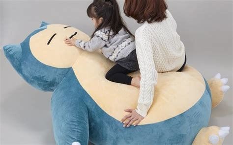 The Utterly Cute Snorlax Pokémon Bed Promises Peaceful Sleep Cute