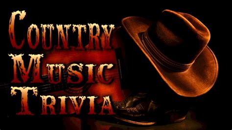 Country Music Trivia L 30 Questions L Country Artists And Music Quiz