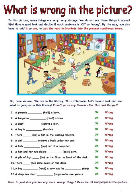 Picture Description Exercise English Esl Worksheets For Distance Learning And Physical Classr