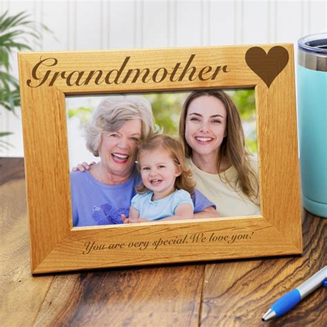 Seeking for a meaningful gift that can touch the right chords of your loved ones? Grandmother Personalized Photo Frame 5 x 7 | ForAllGifts
