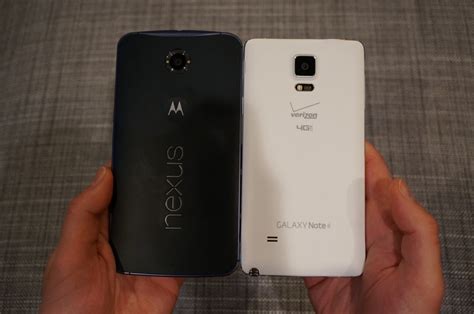 For example it's more powerful but you'll hardly notice, the screen is better but. Video: Nexus 6 Size vs. Nexus 5, DROID Turbo, Note 4, G3 ...