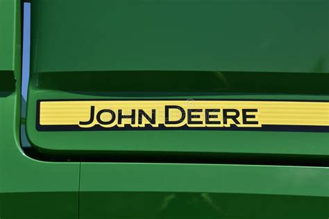 John Deere Logo On A Machine Editorial Photography Image Of Brand