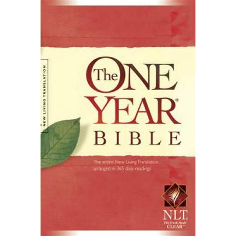 The One Year Bible Nlt One Year Bible New Living Translation 2 Pre