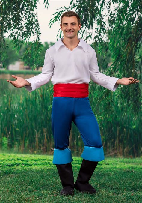 Disfraz De Hombre De Disney Prince Eric Deluxe Multicolor Yaxa Store
