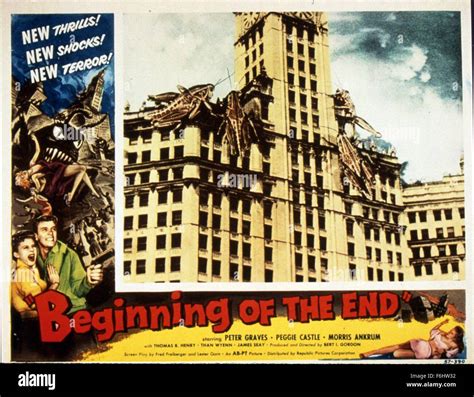 Art Collectibles And Art Beginning Of The End Peter Graves Horror Movie