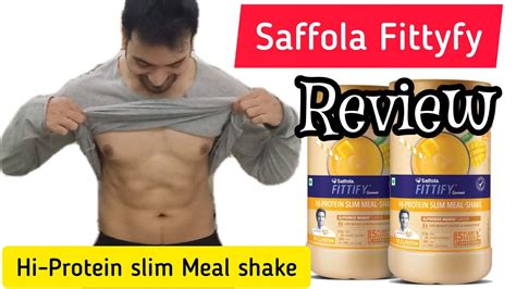saffola fittify hi protein slim meal shake review fittify review meal replacement product