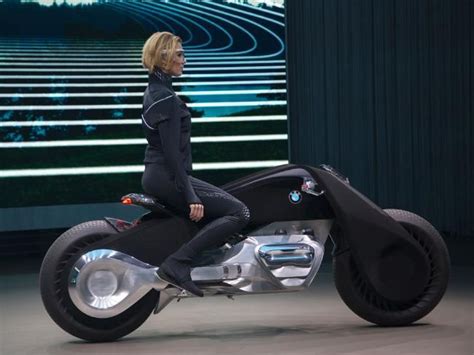 The Bmw Motorrad Vision Next 100 Concept Motorcycle Is Unveiled On The