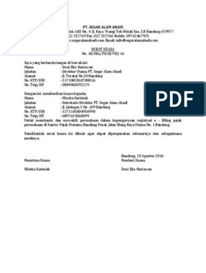 Diisi sesuai dengan alamat kantor terakhir konsultan pajak. Cara Mengisi Surat Penunjukan Lapor Pajak - Seputar Laporan