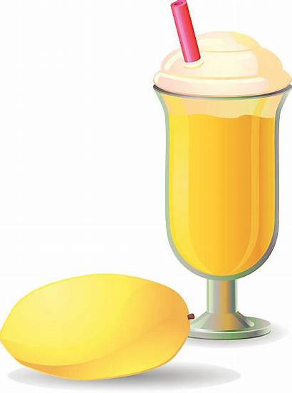 Mango Shake Clip Vector Fruit Smoothie Illustrations